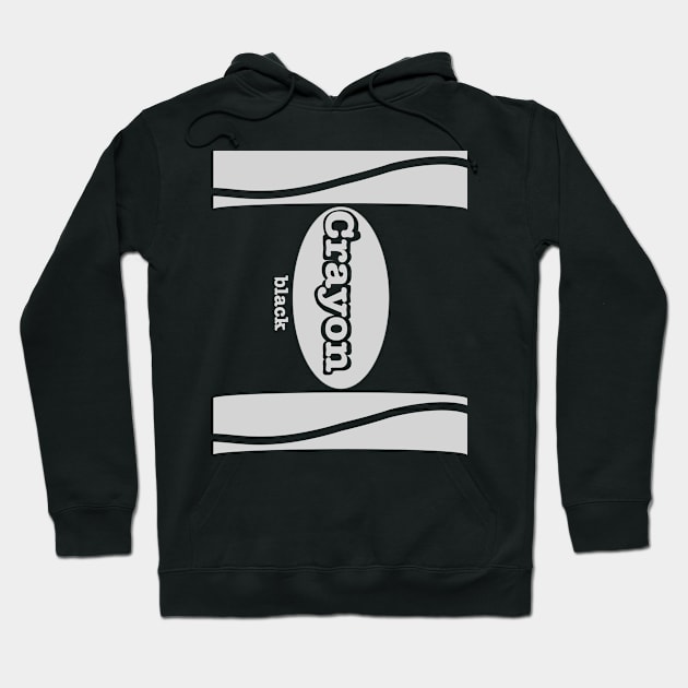 Color Black Hoodie by TonTomDesignz